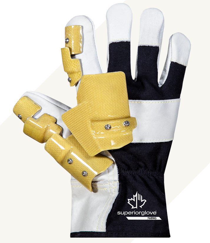 #76NG- Superior Glove® The Endura Shield Kevlar® Ballistic Armor Hand Plating 